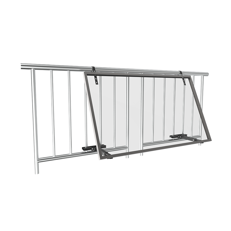 Montagem PV em varanda