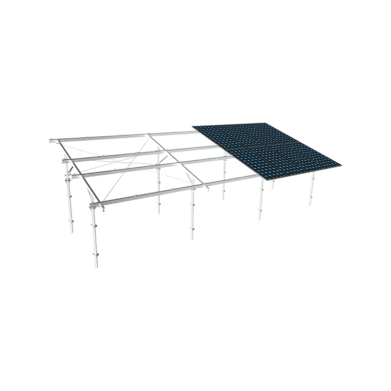 Montagem PV híbrida-solar agrícola